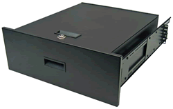 18"D Rackmount Sliding Drawer - Lockable