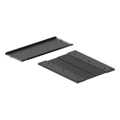 Brush Bottom Panel - Bottom Panel Brush Grommet w/ Solid Rear Panel