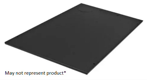 RS Rack Solid Top Panel - 600mm x 500mm - Black