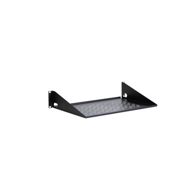 2U 12" Vented Light Duty Rack Shelf