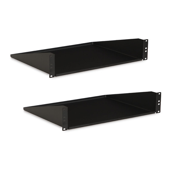 2U 14"D Component Shelf - 2 Pack