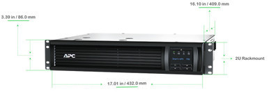SMT750RM2UC 750VA 120A Line Interactive UPS