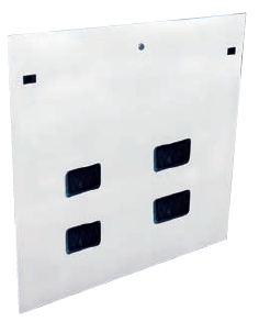 Side Panels w/ Cable Pass-thru for 42U, 1000mm deep RS Racks - Black