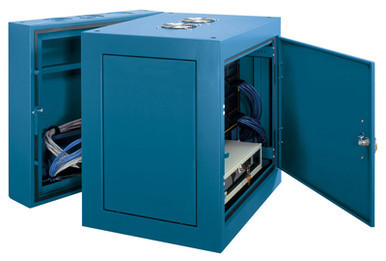 11U Wall Mount Swing Out Enclosure 11U (24" / 610mm), Depth: 24", Usable Depth: 22" (559mm), Width: 24"