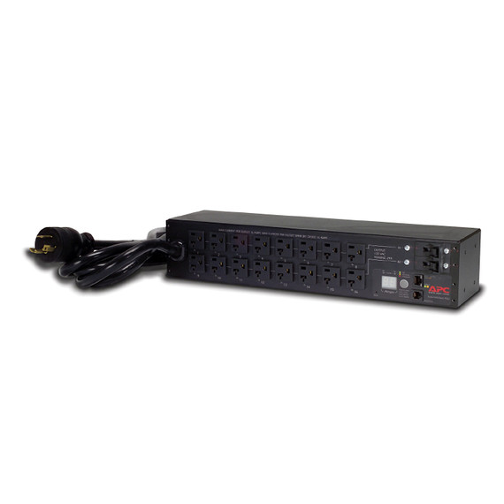 APC AP7902B Switched Rack PDU, 2U, 30A, 120V, 16 NEMA 5-20 outlet