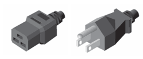 C19 (IEC60320) to 5-15P, 10' Power Cord C19 (IEC60320) to 5-15P, 10' Power Cord