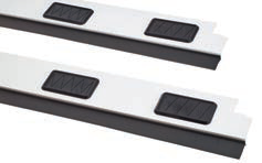 Vertical Air Dam Kit w/ Grommets for 45U high, 800mm wide racks - Black