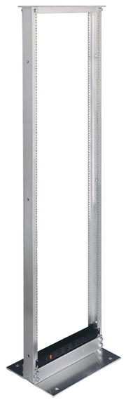 2-Post Open Bay Relay Rack, Anodized