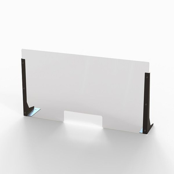 Cough & Sneeze Guard, Acrylic - 32" Wide x 18" High