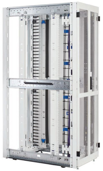 Network Rack - 48U x 600mm W x 1100mm D - White