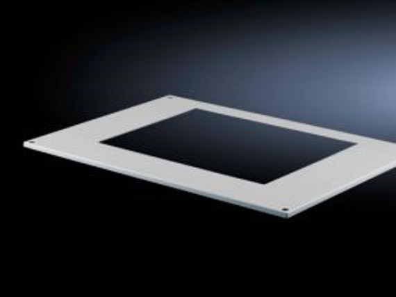 Rack Roof Plate with cutouts for AC - 31.5"W x 23.6"D Enclosures