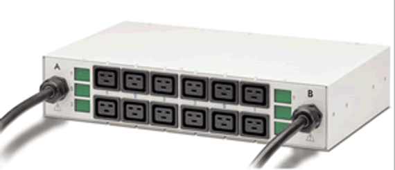 CDU Metered Horizontal 1U, 20A, 3-Phase Delta, 208V, (12) C19