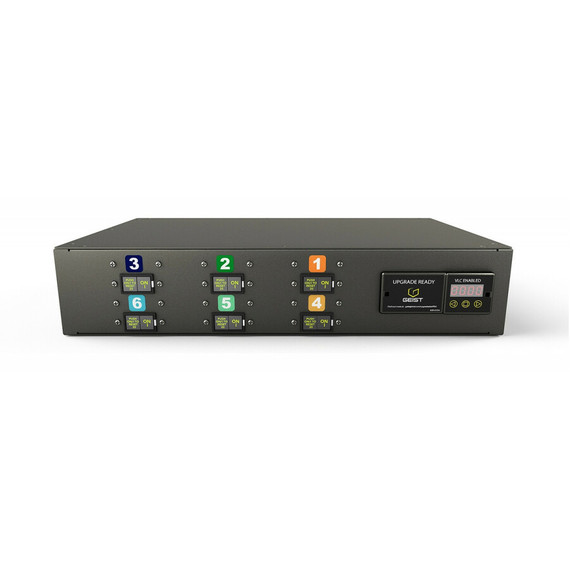 15-Outlets PDU - Metered - 3P+E CA - 3 x U-Lock IEC 60320 C13, 12 x U-Lock IEC 60320 C19 - 230 V AC - 2U - Horizontal - Rack-mountable