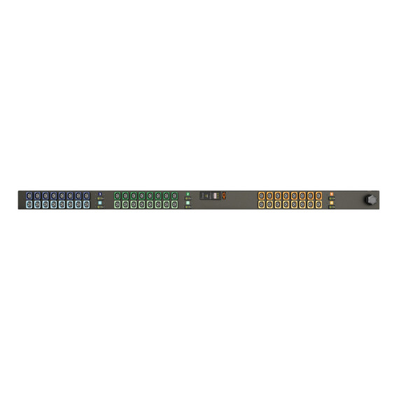 48-Outlets PDU - Metered - 3P+E (IP67) - 48 x U-Lock IEC 60320 C13 - 230 V AC - 0U - Vertical - Rack-mountable
