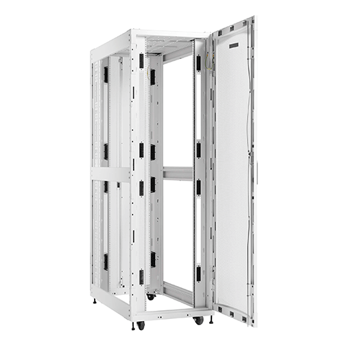 Eaton SmartRack 42U 44"-Depth 24"-Width Heavy-Duty Rack Enclosure Cabinet for AI Servers, White