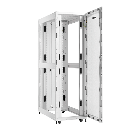 SmartRack 42U 49"-Deep 24"-Width HeavyDuty Rack Enclosure Cabinet for AI Servers, White