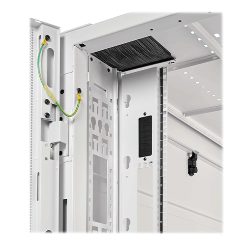 Eaton SmartRack 42U 58"-Deep 24"-Width Heavy-Duty Rack Enclosure Cabinet for AI Servers, White