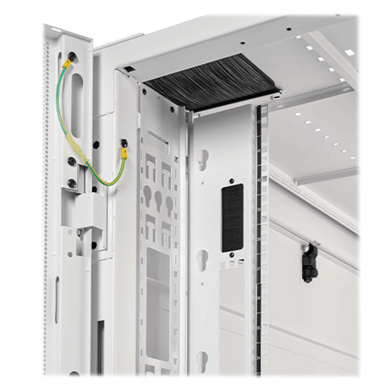 Eaton SmartRack 42U 44"-Depth 31"-Width Heavy-Duty Rack Enclosure Cabinet for AI Servers, White