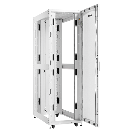 Eaton SmartRack 48U 44"-Depth 24"-Width Heavy-Duty Rack Enclosure Cabinet for AI Servers, White