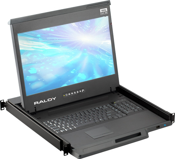 1U 17" HD (1080p) LED Rack Console KVM Options