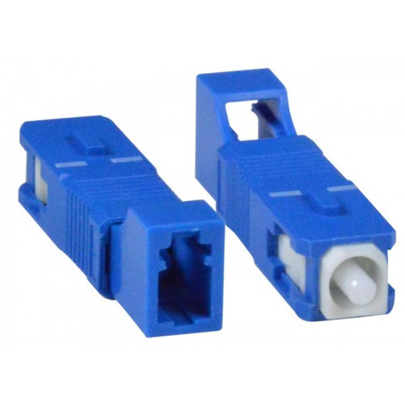 FIBER-AD-SS-LCFSCM: LC Female to SC Male Simplex Singlemode Fiber Optic Adapter