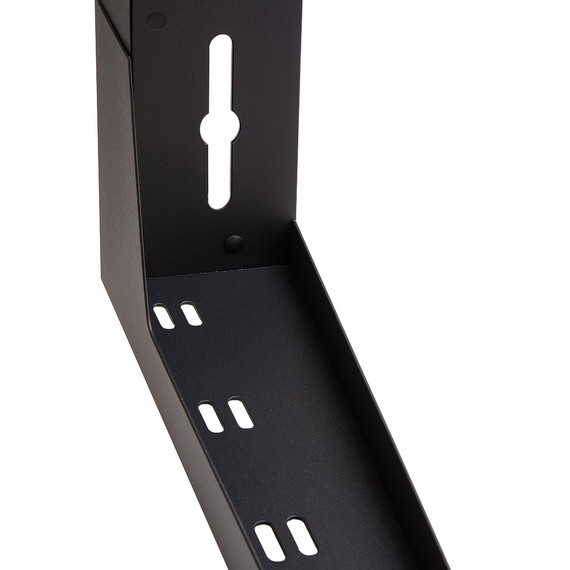Corner details of the 12U Hinged Wall Mount Open Frame Rack
