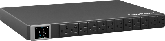 InfraPower Z series 110V NEMA Outlet Branch Monitored 1U PDU