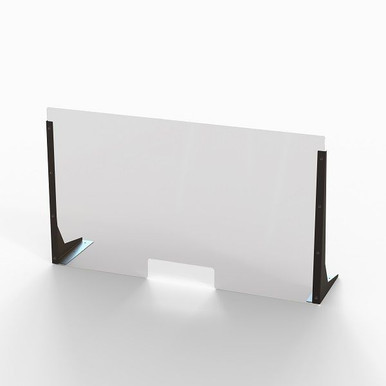 Cough & Sneeze Guard, Acrylic - 40" Wide x 24" High