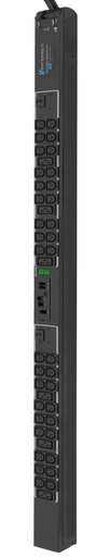 Smart PDU 208 1-Ph, 30A, NEMA L6-30P, (36) C13 + (6) C19, 0U Vertical