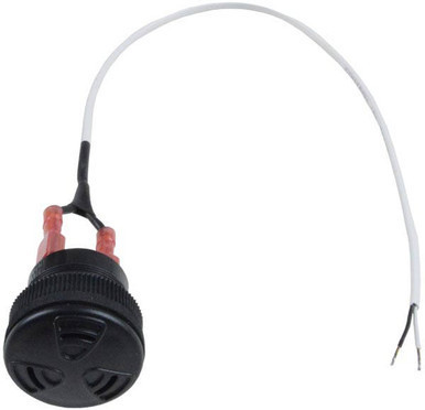 Image showing an E-BEEP1 Rugged Miniature Piezo Alarm with attached lead