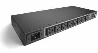 Switched CDU 8 IEC C-13, NEMA 6-20P in-feed plug, 208V, 20A
