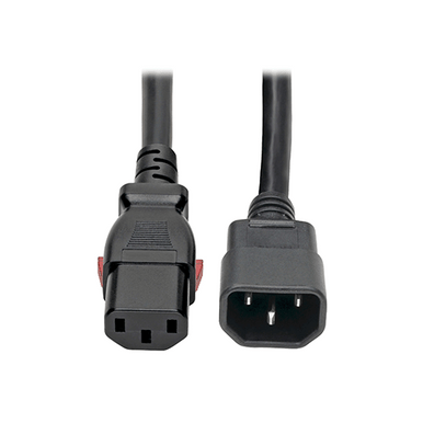 Eaton Tripp Lite Heavy-Duty PDU Power Cord – Locking C13 to C14, 6 ft (1.83m), 15A, 250V