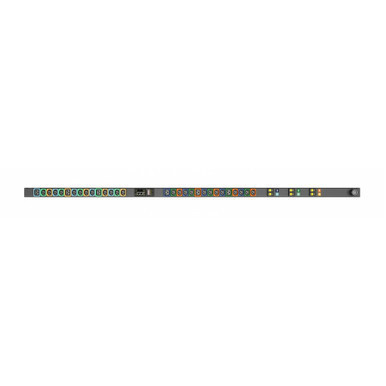 30-Outlets PDU - Monitored - 3P+N+E (IP44) - 24 x U-Lock IEC 60320 C13, 6 x U-Lock IEC 60320 C19 - 230 V AC, 415 V AC - Network (RJ-45) - Vertical - Rack-mountable - TAA Compliant rPDU MN03E4W1-30PN63-3PS56B0A10-S-A 3