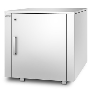 CX Mini 12U, 36"D Secure Soundproof Pre-configured Office Rack - White