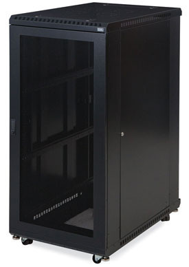 27U LINIER Server Rack Depth: 28", Usable Depth: 24", Width: 24"