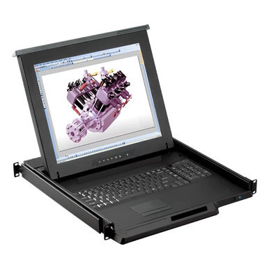 17" LCD (1280 x 1024) 1U Console Drawer, Short depth