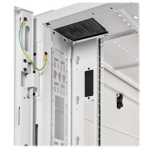 Eaton SmartRack 48U 49"-Depth 24"-Width Heavy-Duty Rack Enclosure Cabinet for AI Servers, White