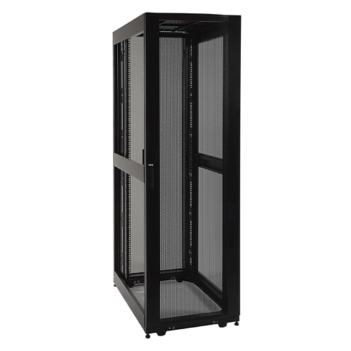 42U SmartRack Shallow-Depth Rack Enclosure Cabinet with doors & side panels