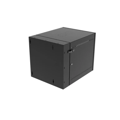 Secure Wallmount Rack with Integrated Cable Management