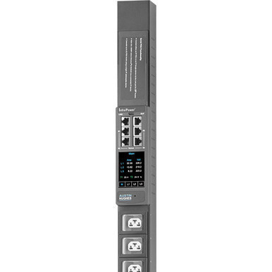 InfraPower Single Phase 208V MD Metered Vertical PDU with C13 Slide LockOutlets