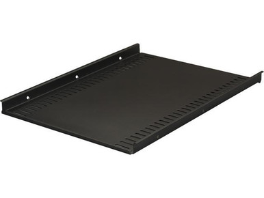 Fixed Shelf 250lbs/114kg Black - Server Racks Online