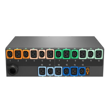 Rack Ac Outlet Module 22.0kW, (24) Combination Outlets C13/C19 - Switched Outlet Level ...