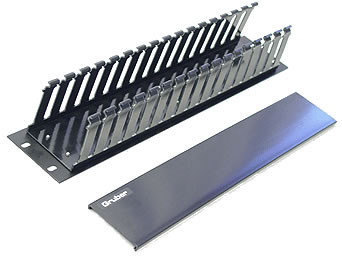 Server Rack Cable Channel 2U Cable Management Channel Panel - Server Racks Online