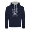 Ayr Saltire Harvard Contrast Hoodie