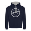 Cambridge Distressed Stamp Contrast Hoodie