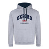 Oxford Union Jack Harvard Contrast Hoodie