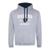 OU Colour Crest Harvard Contrast Hoodie