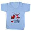 Tartan Stag Scottie Baby T-shirt