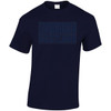 Edinburgh large block Navy T-Shirt