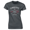 Cambridge Rowing Oars Shield  Ladies T-shirt